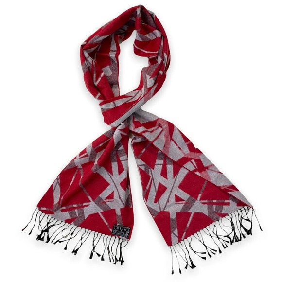 Eddie Van Halen Heavy Metal Rock Limited Edition Silk Blend Scarf - Picture 1 of 3